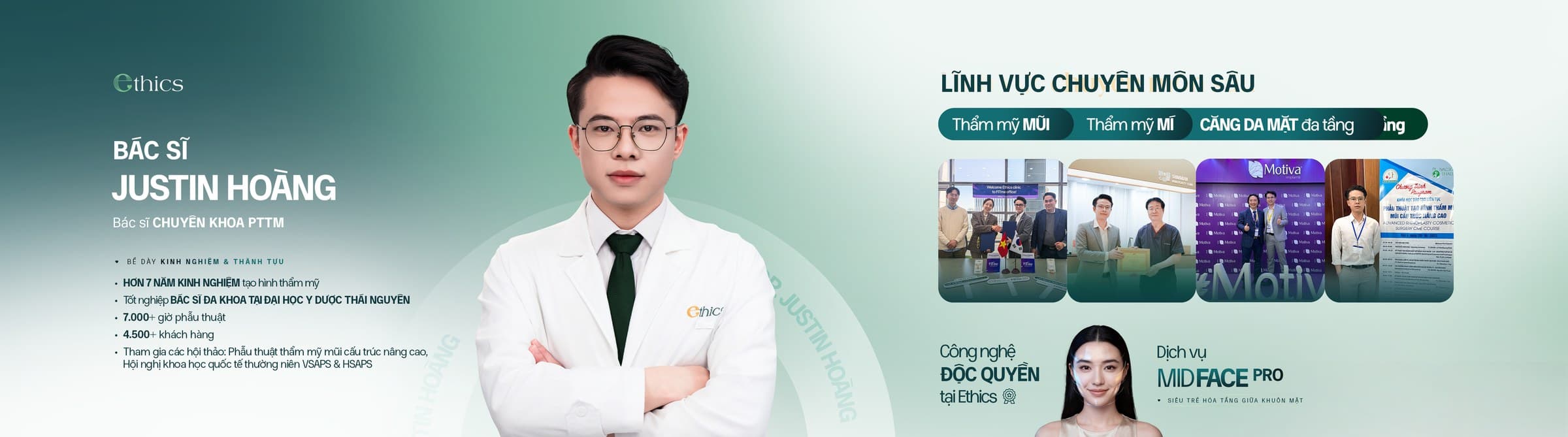 Catatan profesional: Dr Justin Hoàng